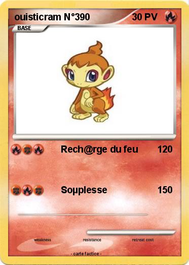Pokemon ouisticram N°390