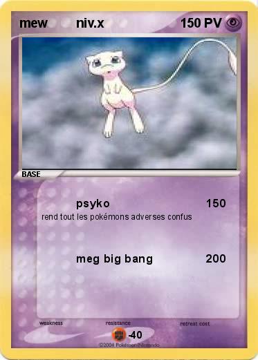 Pokemon mew        niv.x