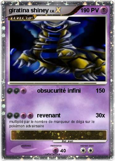 Pokemon giratina shiney