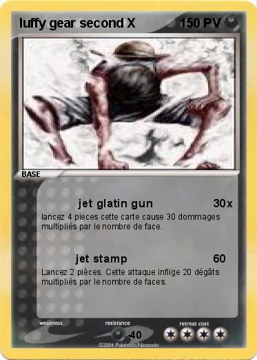 Pokemon luffy gear second X