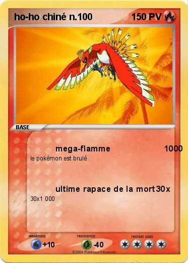 Pokemon ho-ho chiné n.100