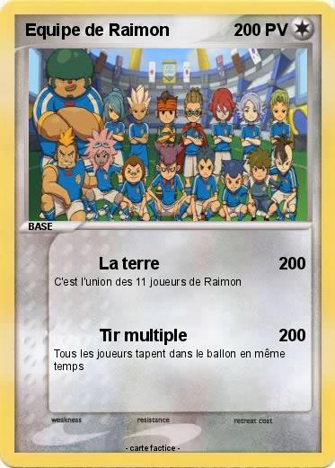 Pokemon Equipe de Raimon