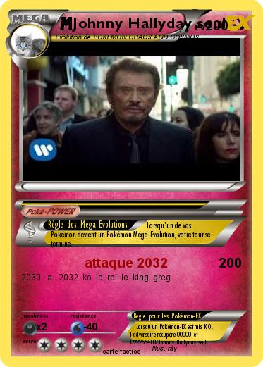 Pokemon Johnny Hallyday seul