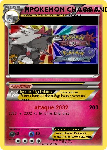 Pokemon POKEMON CHAOS AND COSMOS