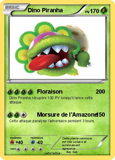 Pokemon Dino Piranha