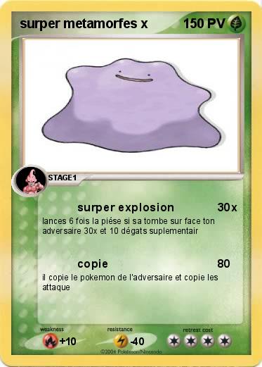 Pokemon surper metamorfes x