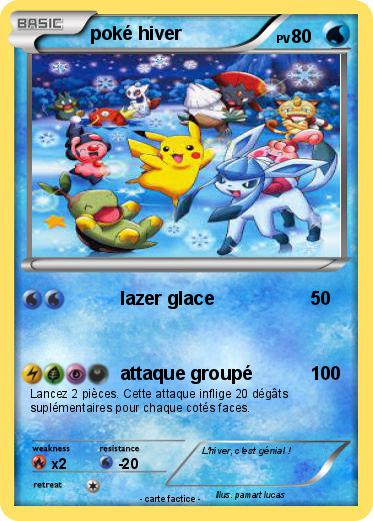 Pokemon poké hiver