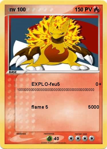 Pokemon  nv 100