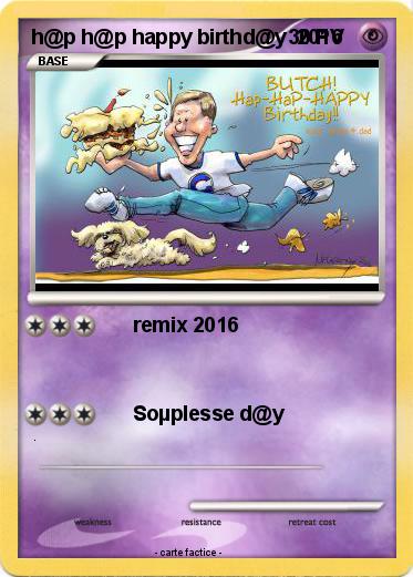 Pokemon h@p h@p happy birthd@y  2016