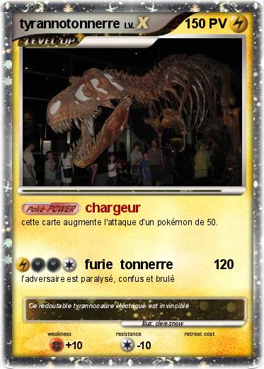Pokemon tyrannotonnerre