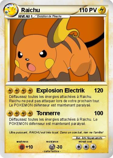 Pokemon Raichu