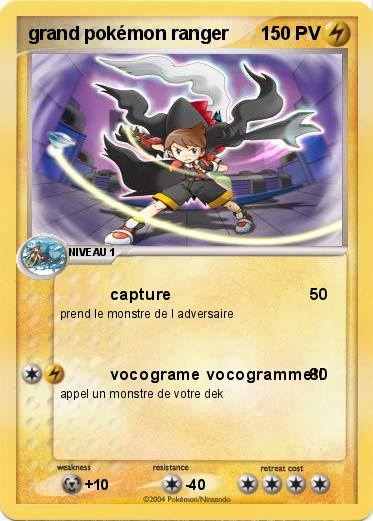 Pokemon grand pokémon ranger
