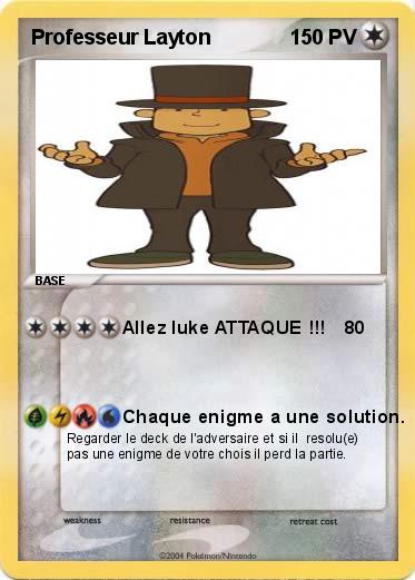 Pokemon Professeur Layton