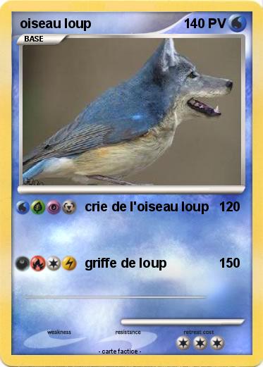 Pokemon oiseau loup