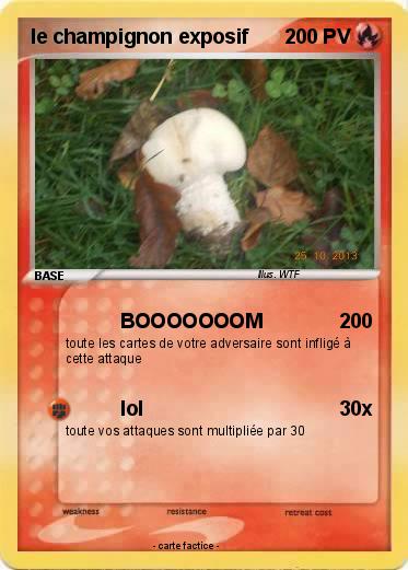 Pokemon le champignon exposif