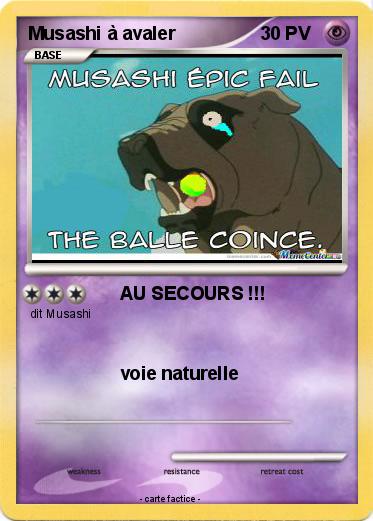 Pokemon Musashi à avaler