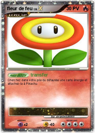 Pokemon fleur de feu