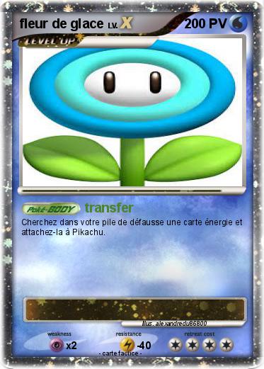 Pokemon fleur de glace