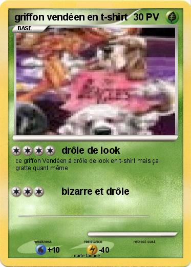 Pokemon griffon vendéen en t-shirt