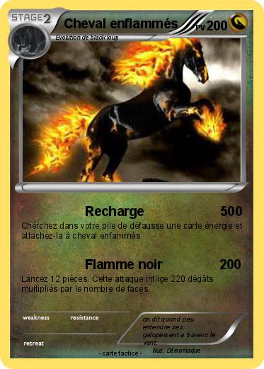 Pokemon Cheval enflammés