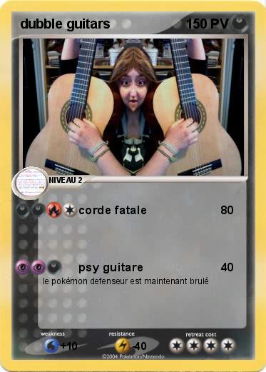 Pokemon dubble guitars