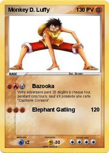Pokemon Monkey D. Luffy