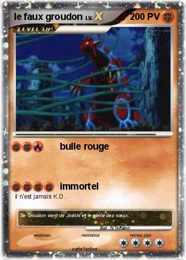 Pokemon le faux groudon