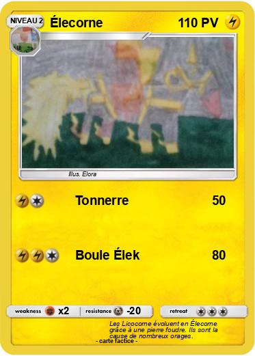 Pokemon Élecorne