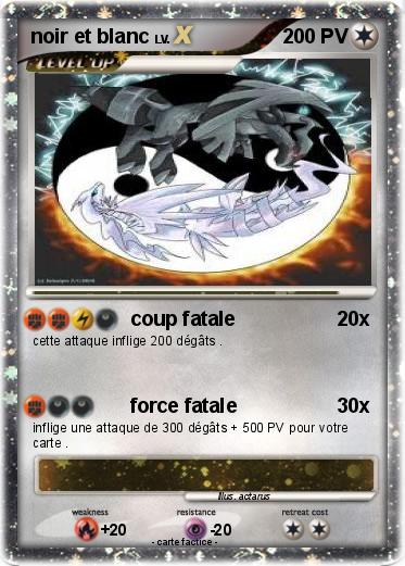 Pokemon noir et blanc