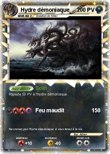Pokemon Hydre démoniaque
