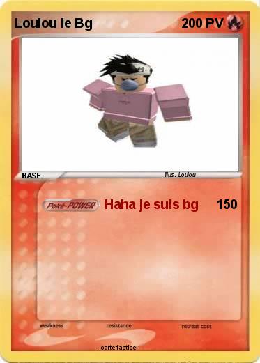 Pokemon Loulou le Bg
