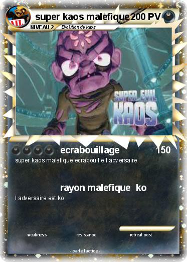 Pokemon super kaos malefique