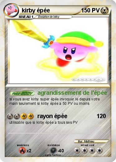 Pokemon kirby épée
