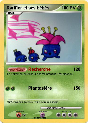 Pokemon Rariflor et ses bébés