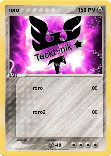 Pokemon roro