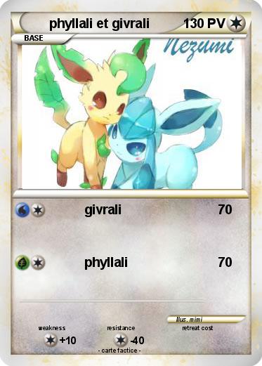 Pokemon phyllali et givrali