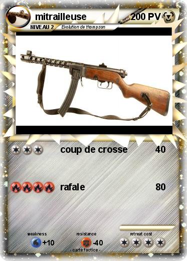 Pokemon mitrailleuse