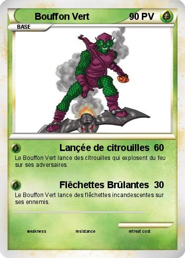 Pokemon Bouffon Vert