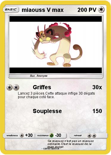 Pokemon miaouss V max