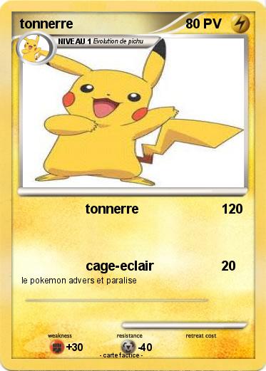 Pokemon tonnerre