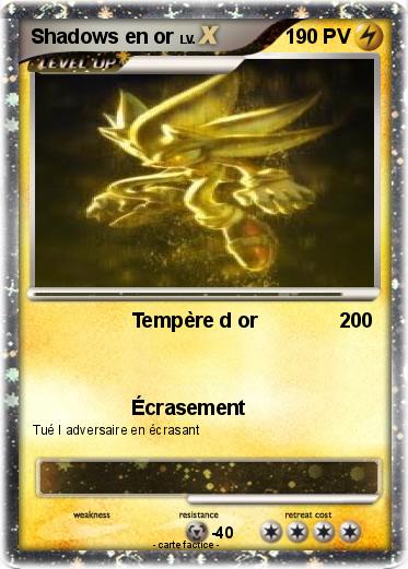 Pokemon Shadows en or