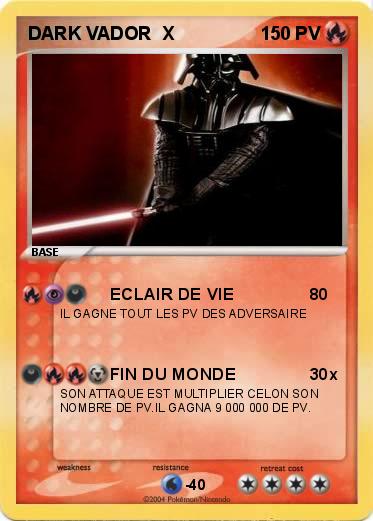 Pokemon DARK VADOR  X