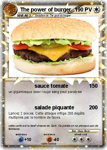 Pokemon The power of burger