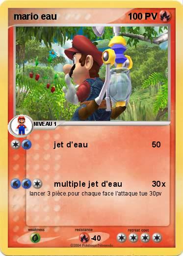 Pokemon mario eau