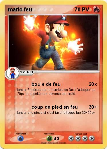 Pokemon mario feu