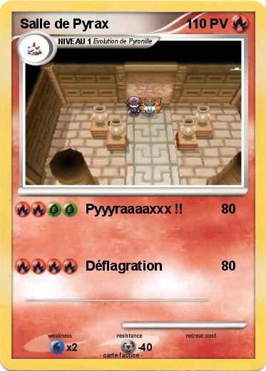 Pokemon Salle de Pyrax