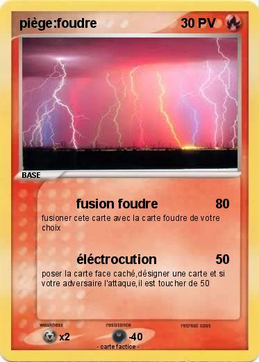 Pokemon piège:foudre