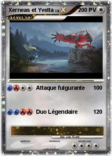 Pokemon Xerneas et Yvelta