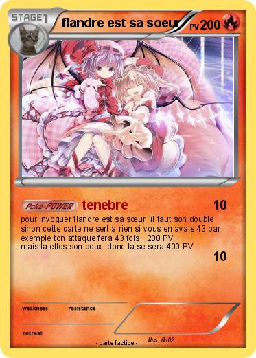 Pokemon flandre est sa soeur