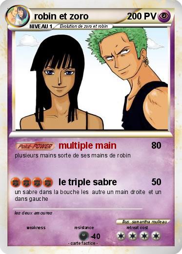 Pokemon robin et zoro